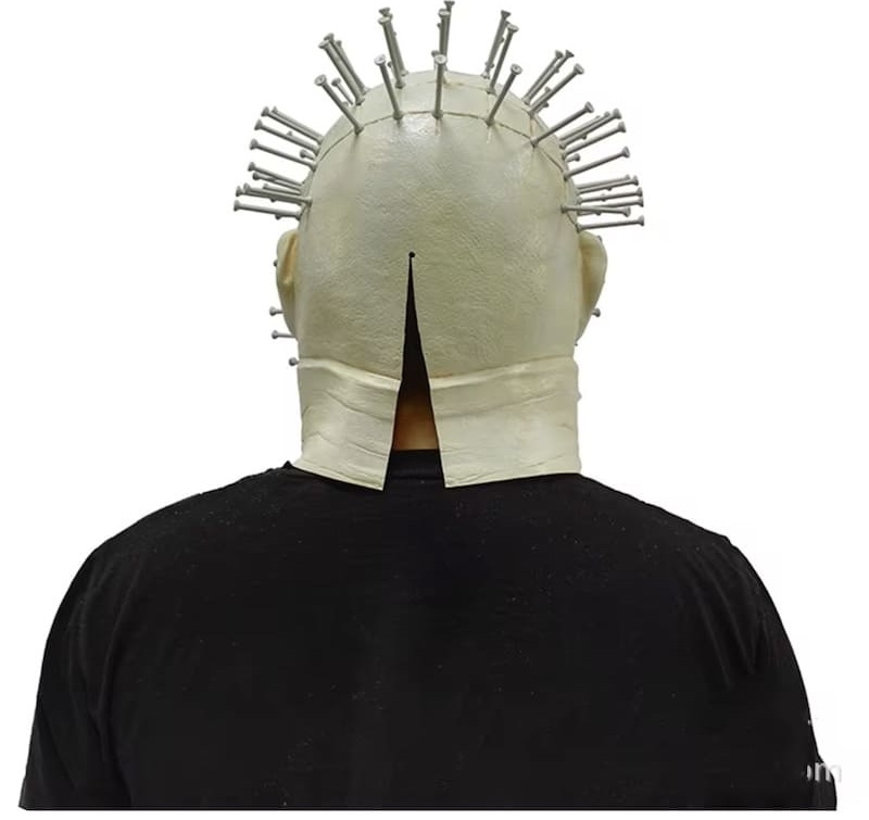 Pinhead maska hororova hellraiser na tvar a hlavu silikon latex