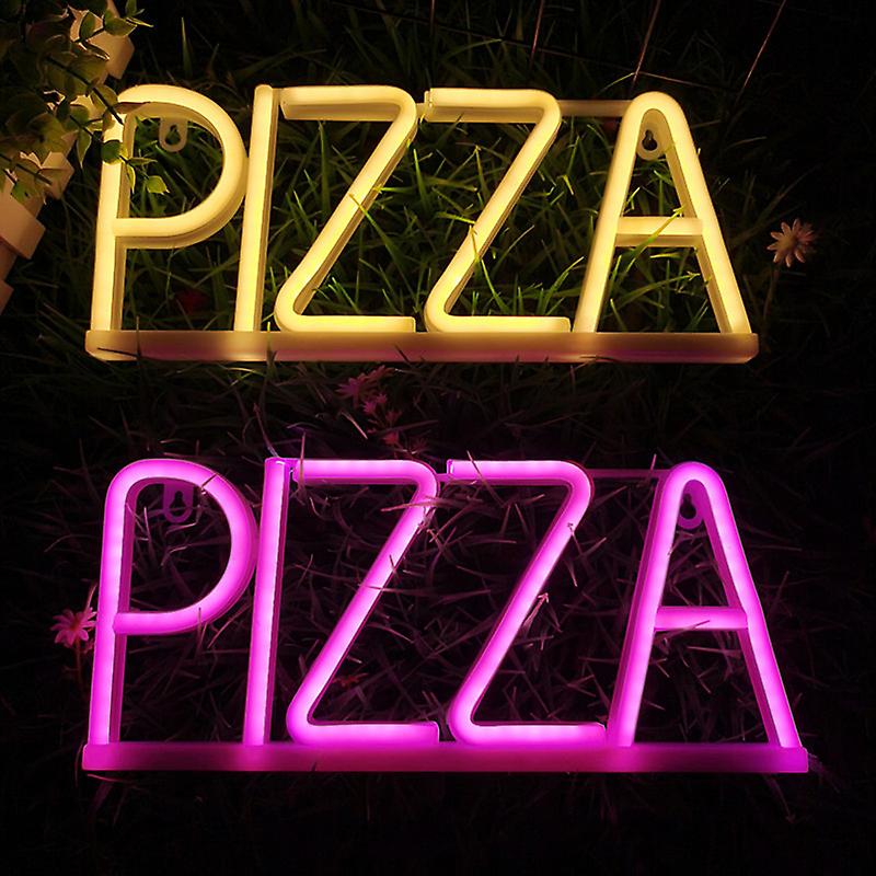 PIZZA LED neon reklama na stenu svietiaca
