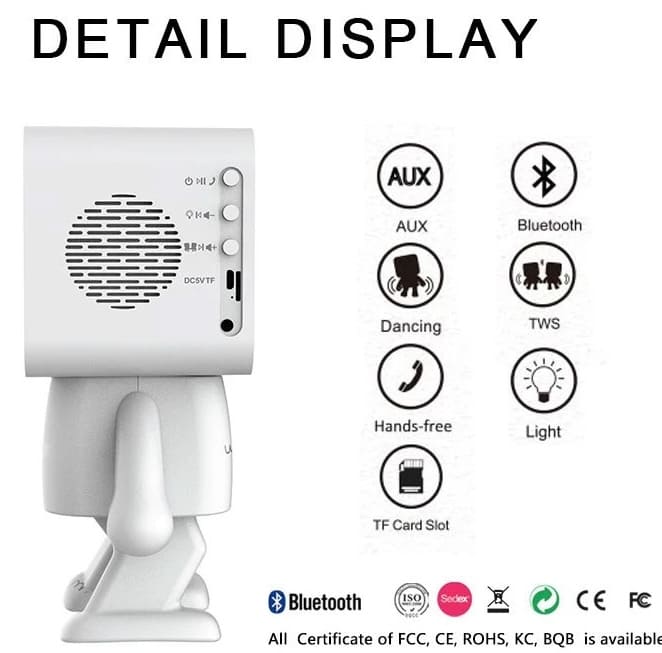 reproduktor ovca bluetooth bezdrotovy detsky tancujúci tancuje