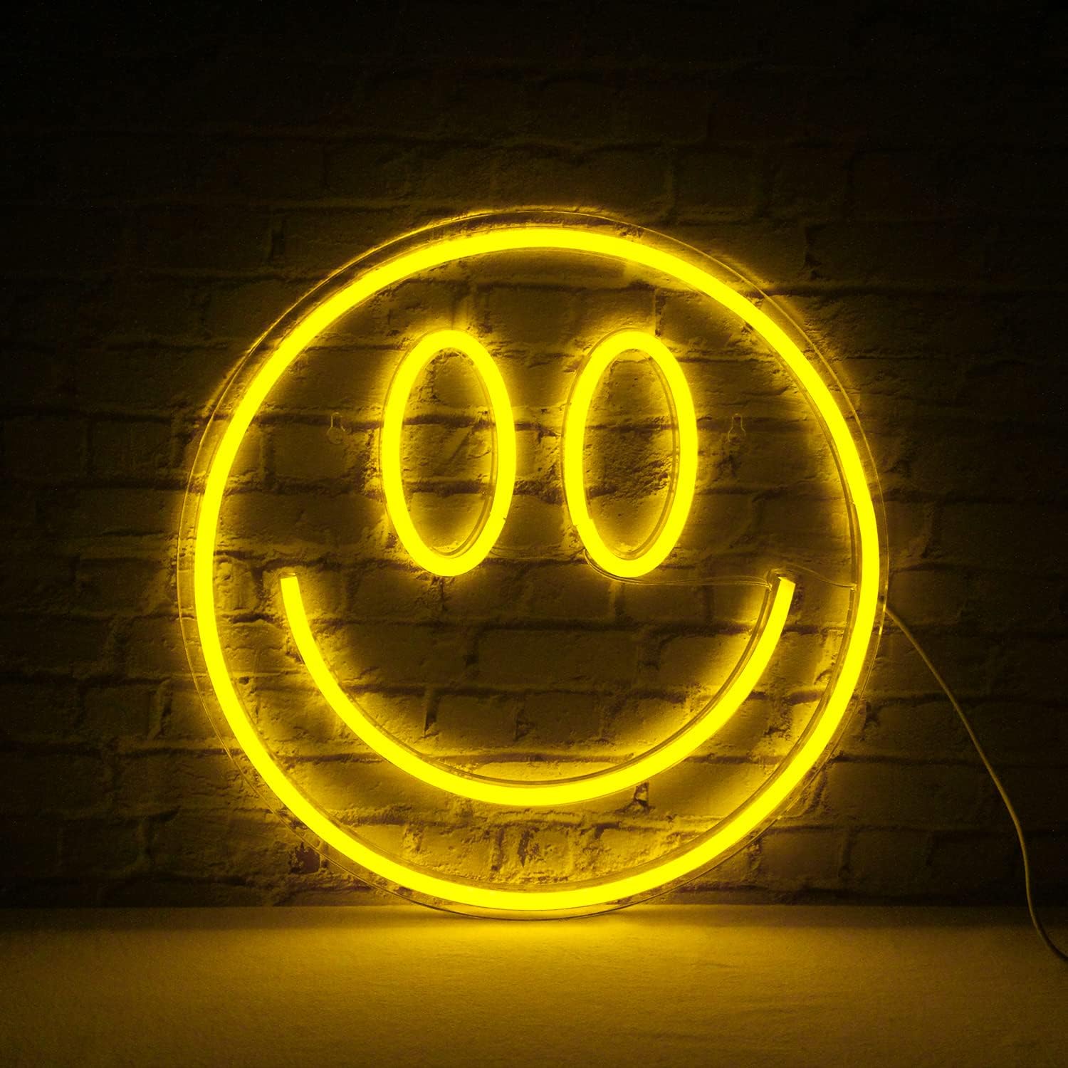  Smiley LED napis na stenu svietiaci neonovy