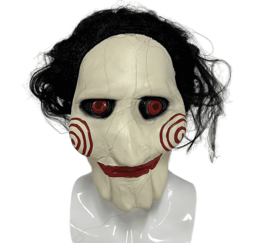 jigsaw saw maska na karneval halloween