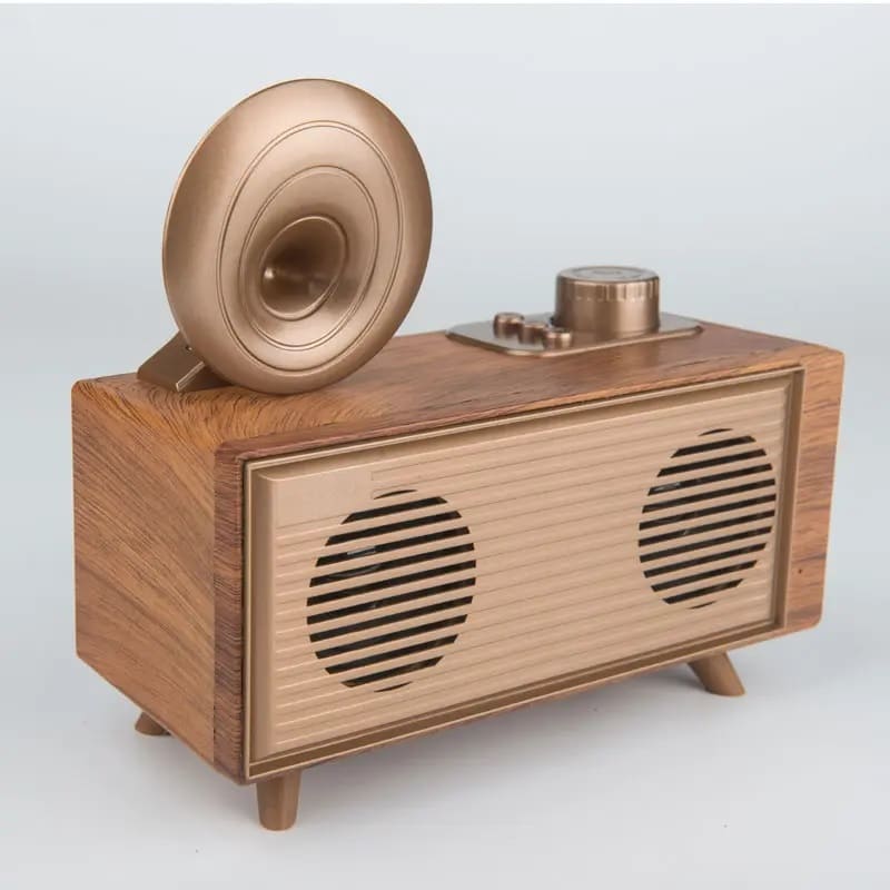 male mini staré radio fonograf dizajn retro vintage