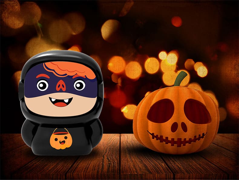 hallowensky reproduktor pre deti detsky meniaca tvar bluetooth