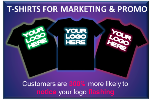 Custom LED Light Up T-Shirts - Flashion Statement